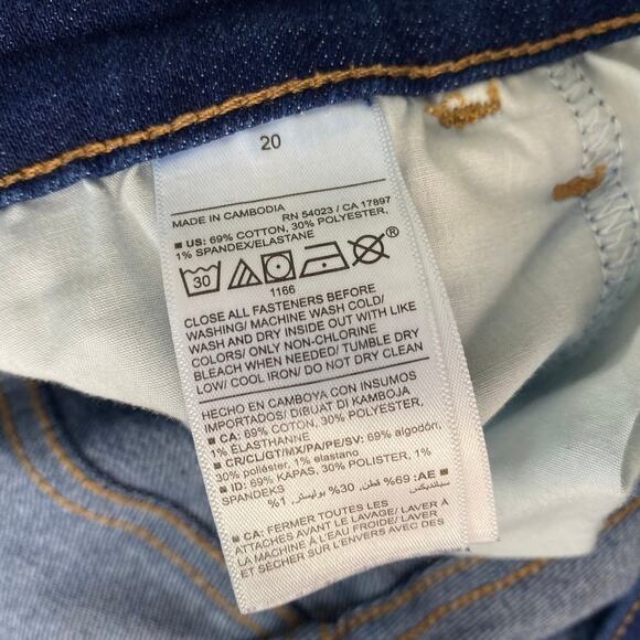 Old Navy High-Waisted Wow‎ Flare Jeans Dark Wash Classic Flare Boho Size 20 - Picture 9 of 10